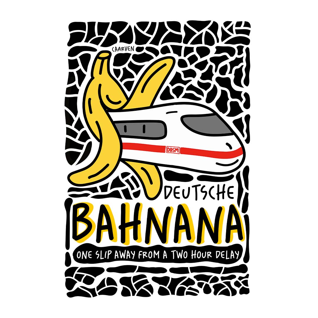deutsche bahnana print