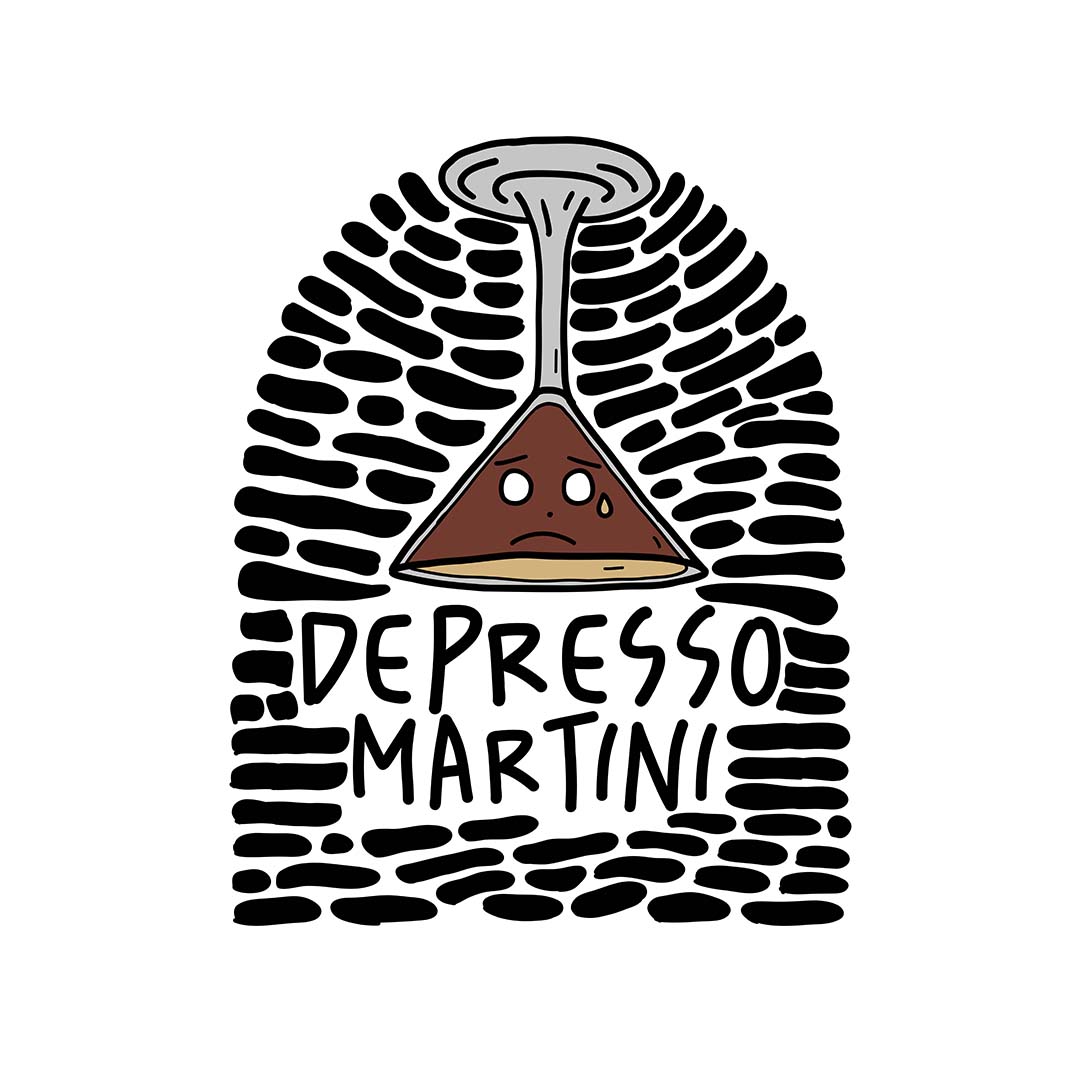 depresso martini print